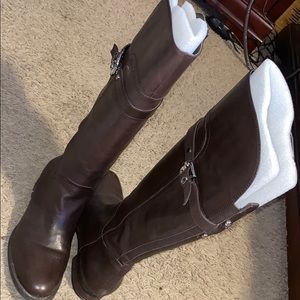 Marc Fisher leather boots.